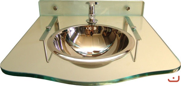 Bancada de Pia em Vidro